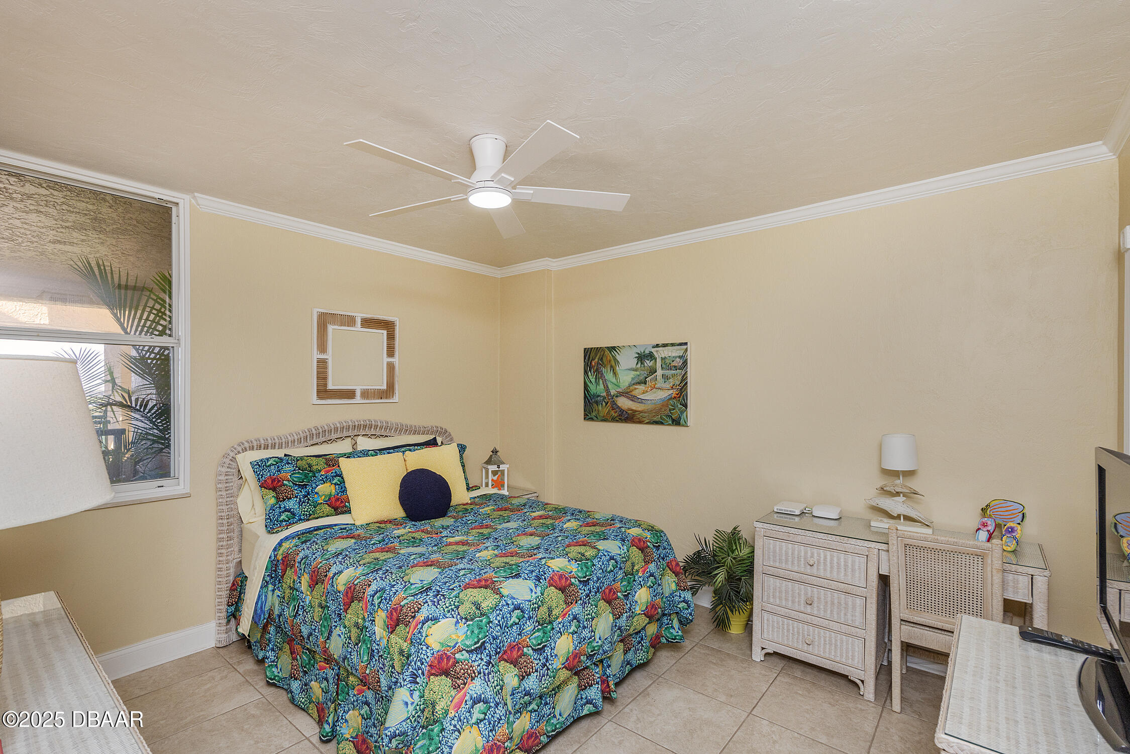 4545 South Atlantic Avenue, Unit 3704 Ponce Inlet, FL 32127 - Photo 41 of 66 a bedroom with a bed and cabinets