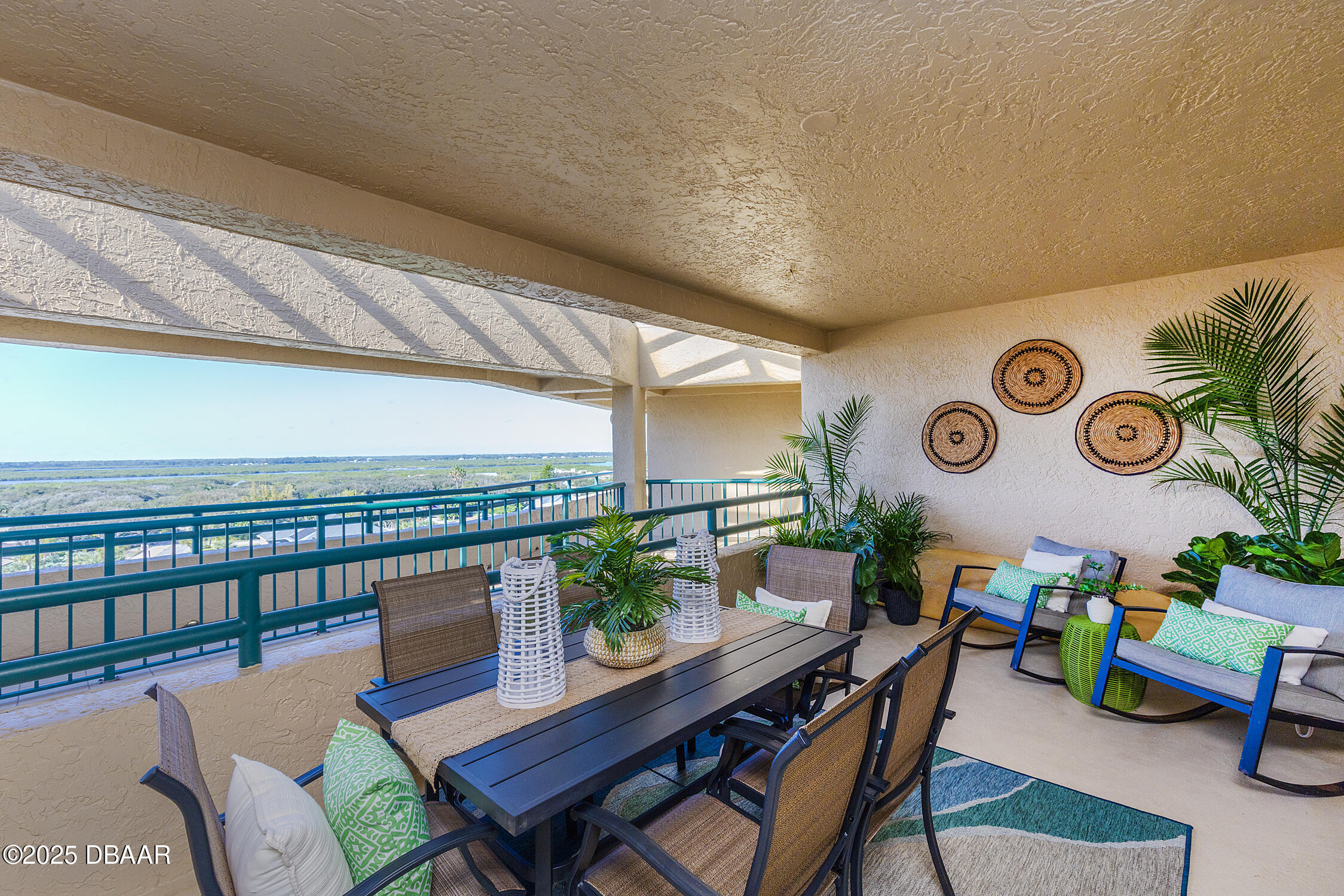 4545 South Atlantic Avenue, Unit 3704 Ponce Inlet, FL 32127 - Photo 65 of 66 a view of a dining room with furniture window and wooden floor