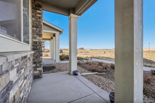 a view of a porch