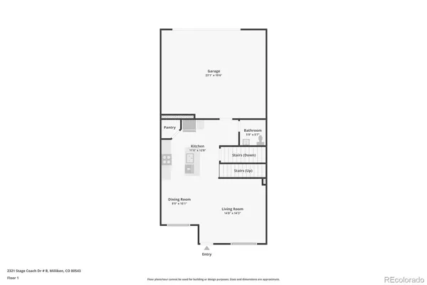 $337,999 | 2321 Stage Coach Drive, Unit B, Milliken, CO 80543