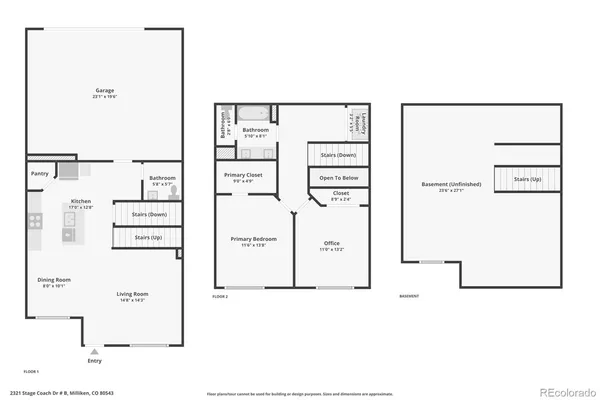 $337,999 | 2321 Stage Coach Drive, Unit B, Milliken, CO 80543