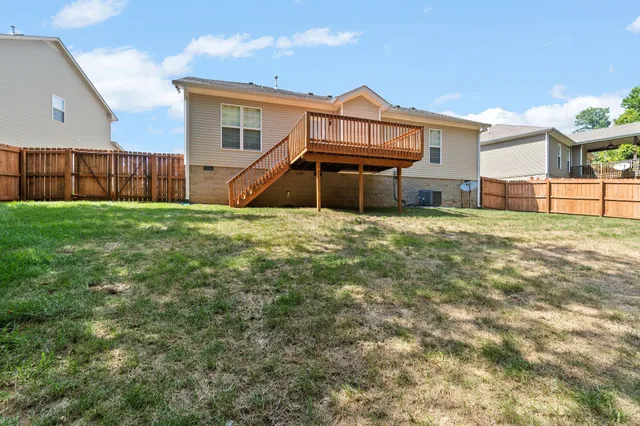 a house view with a garden space