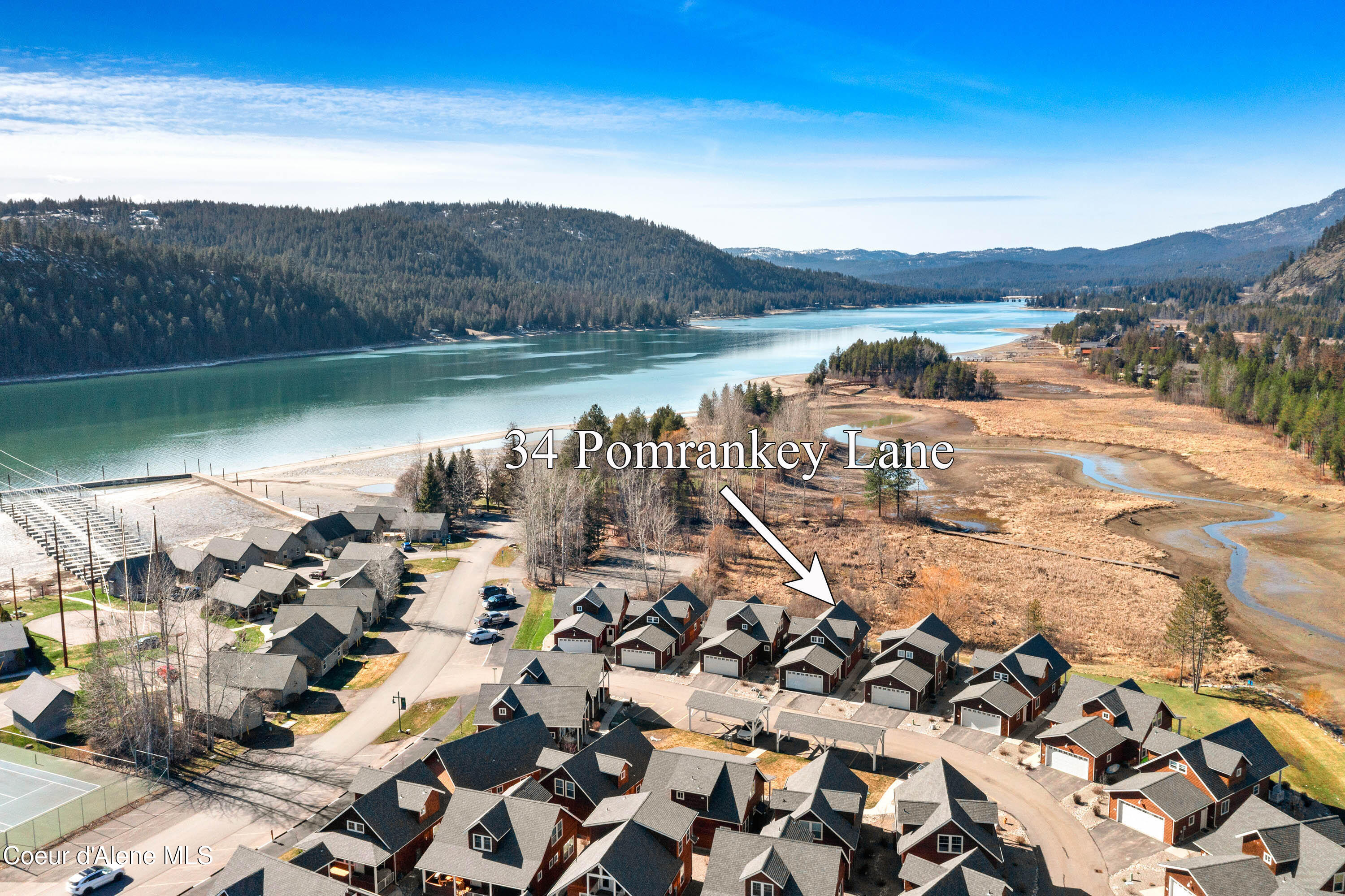 34 Pomrankey Lane Dover, ID 83825 - Photo 28 of 41 Aerial Looking East