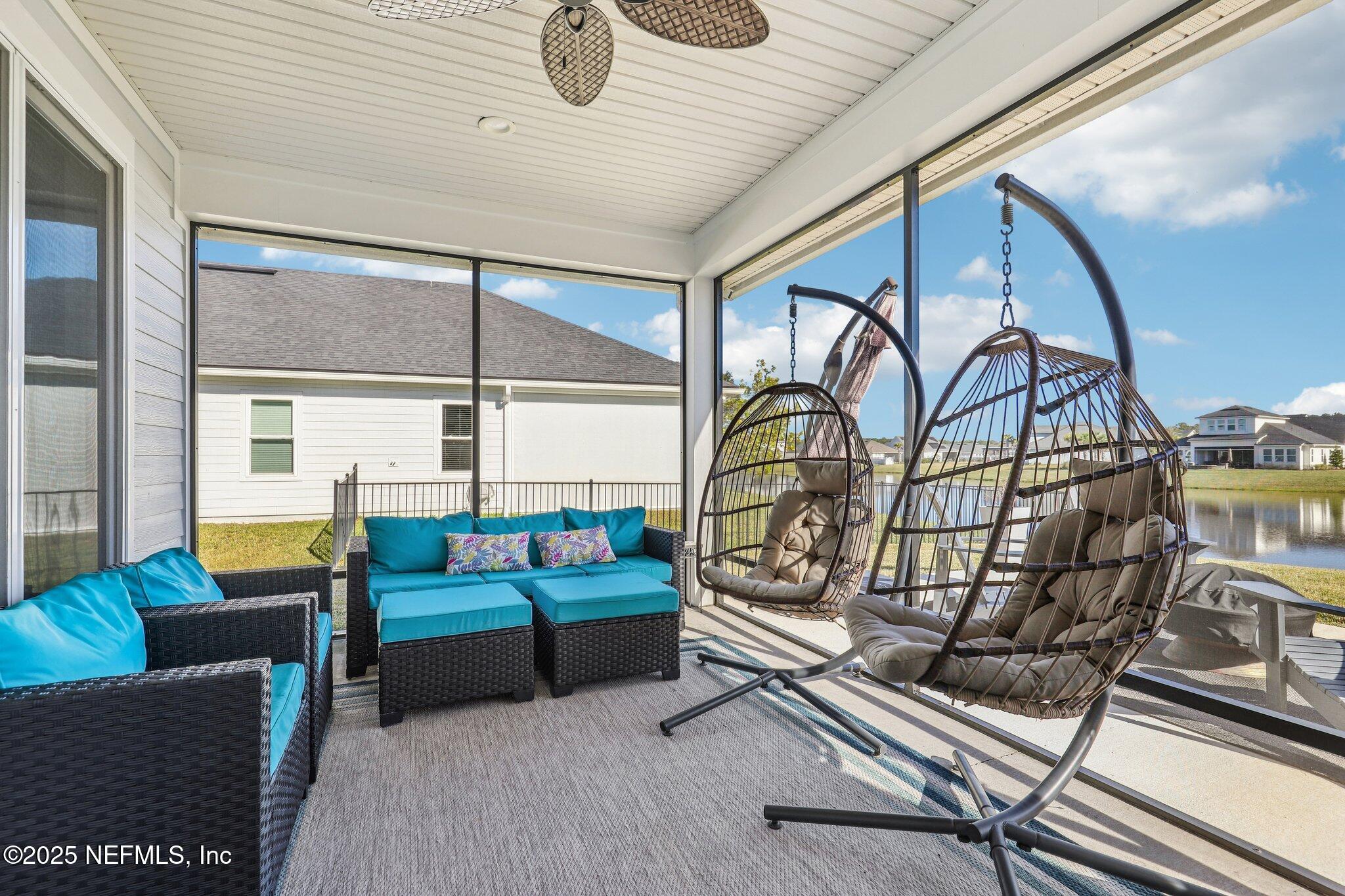 48 Fawn Field Lane St. Augustine, FL 32092 - Photo 35 of 73 Covered Screened Lanai