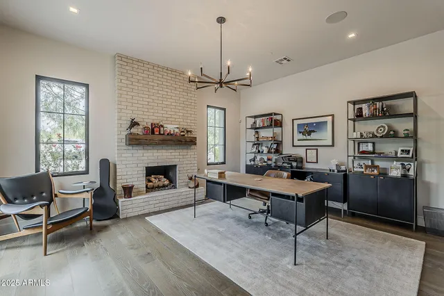 a bed room with a bed and a walk in closet
