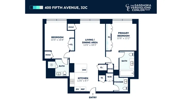 $1,995,000 | 400 5th Avenue, Unit 32C | Midtown South