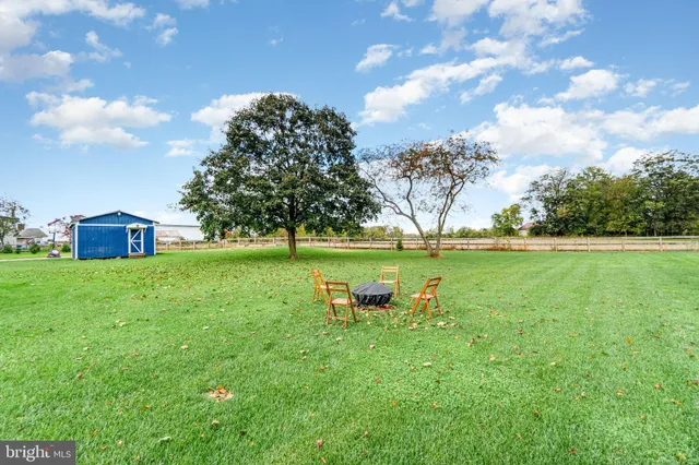 a garden view with a lake view