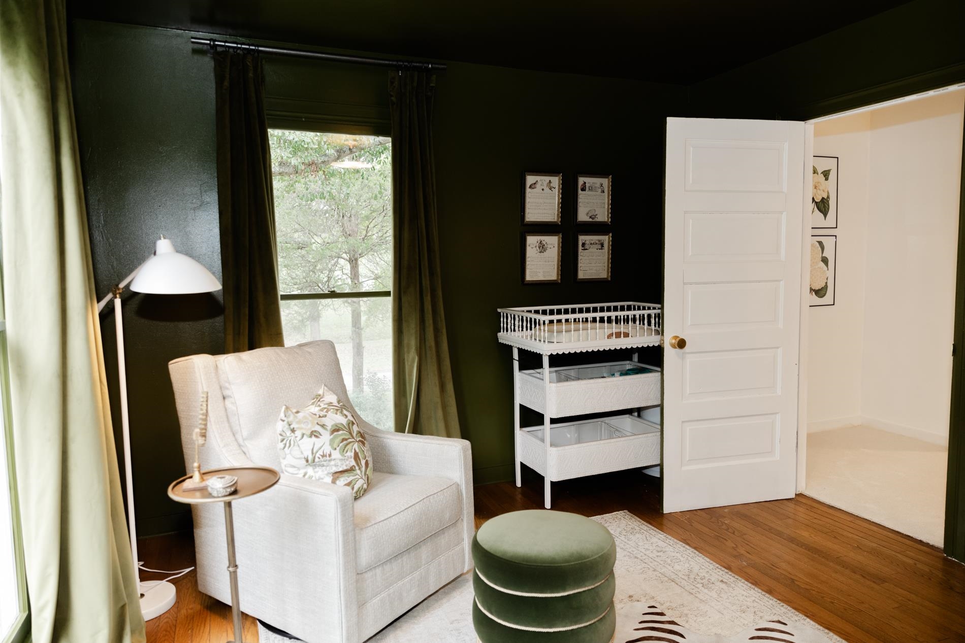 232 West Poplar Avenue Collierville, TN 38017 - Photo 26 of 36 Nursery featuring wood finished floors and natural light