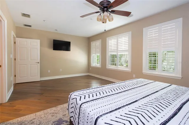 a white bath tub sitting in a bathroom