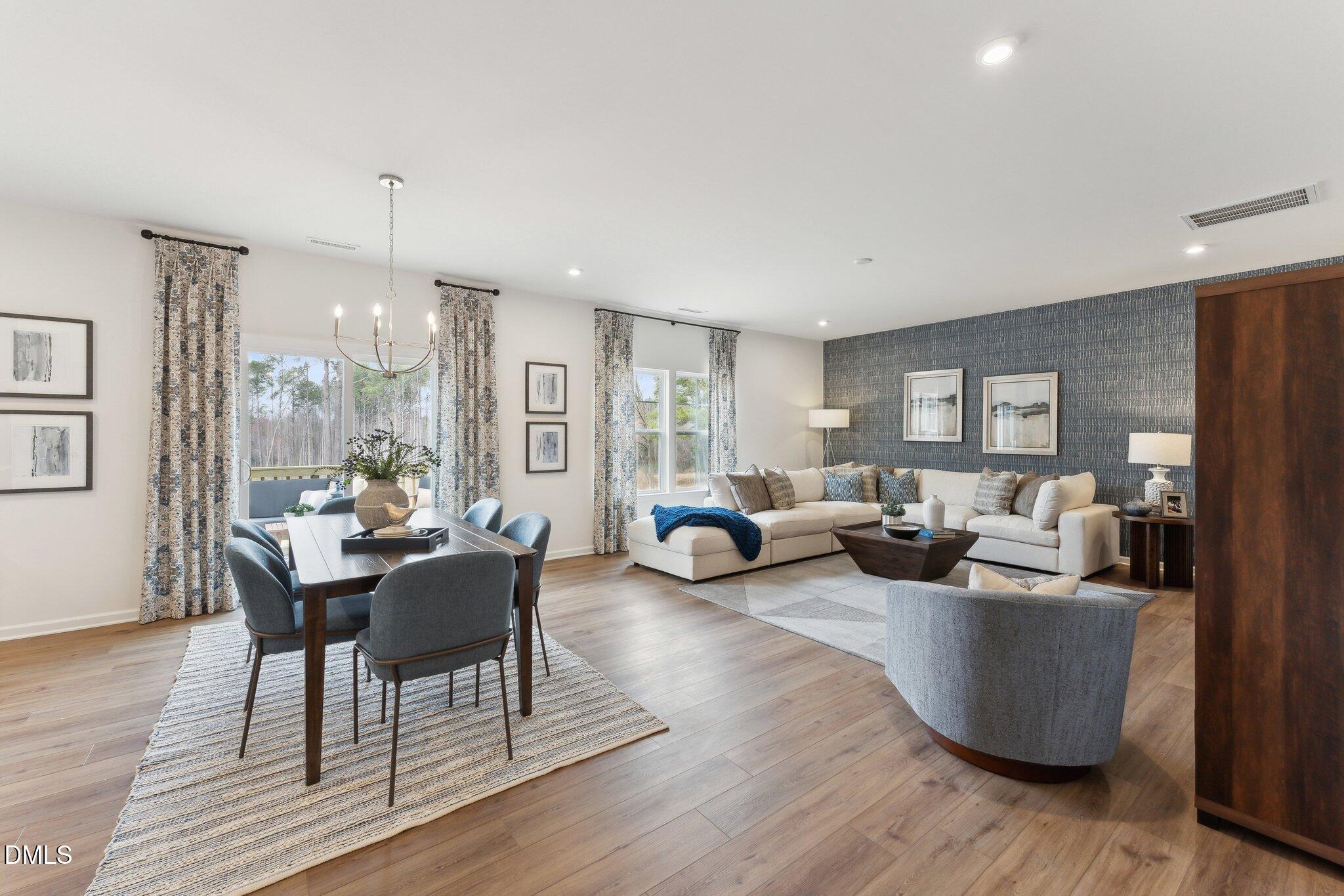 150 Cribbs Lane Middlesex, NC 27557 - Photo 5 of 39 2- HHHunt Homes King Dining Room and Liv