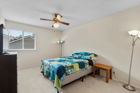 a view of a yard with a house