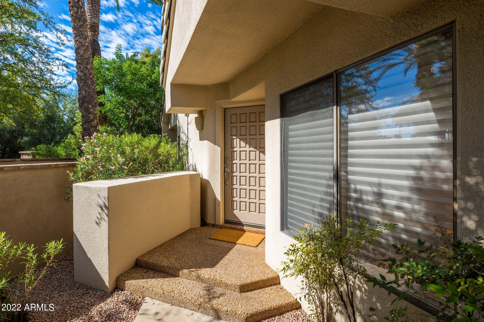 7272 East Gainey Ranch Road, Unit 92 Scottsdale, AZ 85258 - Photo 2 of 38 FRONT WALKWAY TO ENTRY