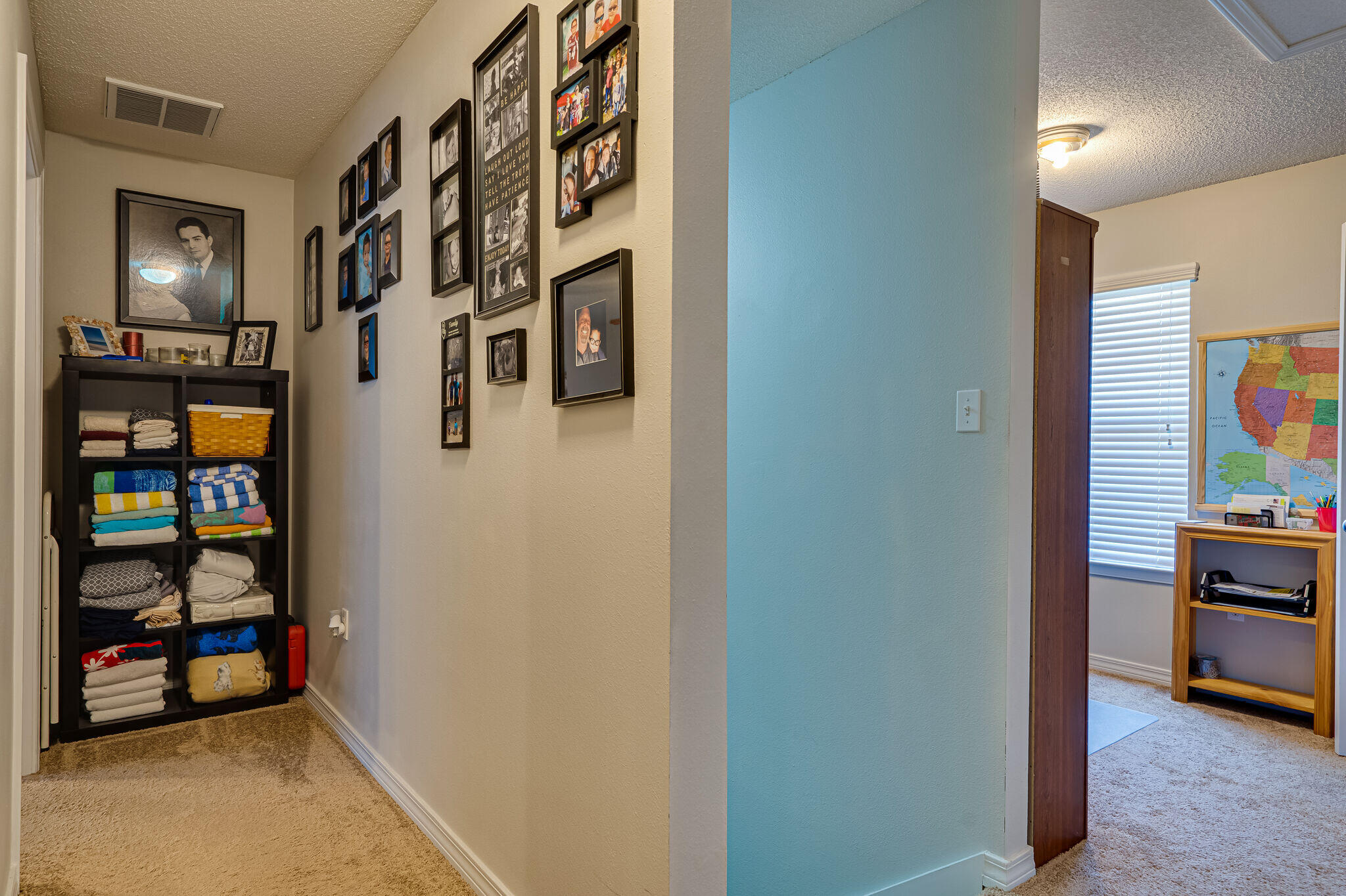 412 Plate Drive Crestview, FL 32539 - Photo 16 of 29 a view of a hallway with workspace and a window