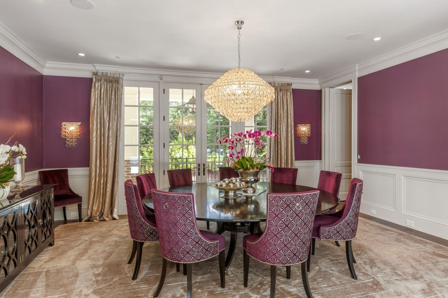 351 Walsh Road Atherton, CA 94027 - Photo 7 of 65 a view of a dining room with furniture window and outside view