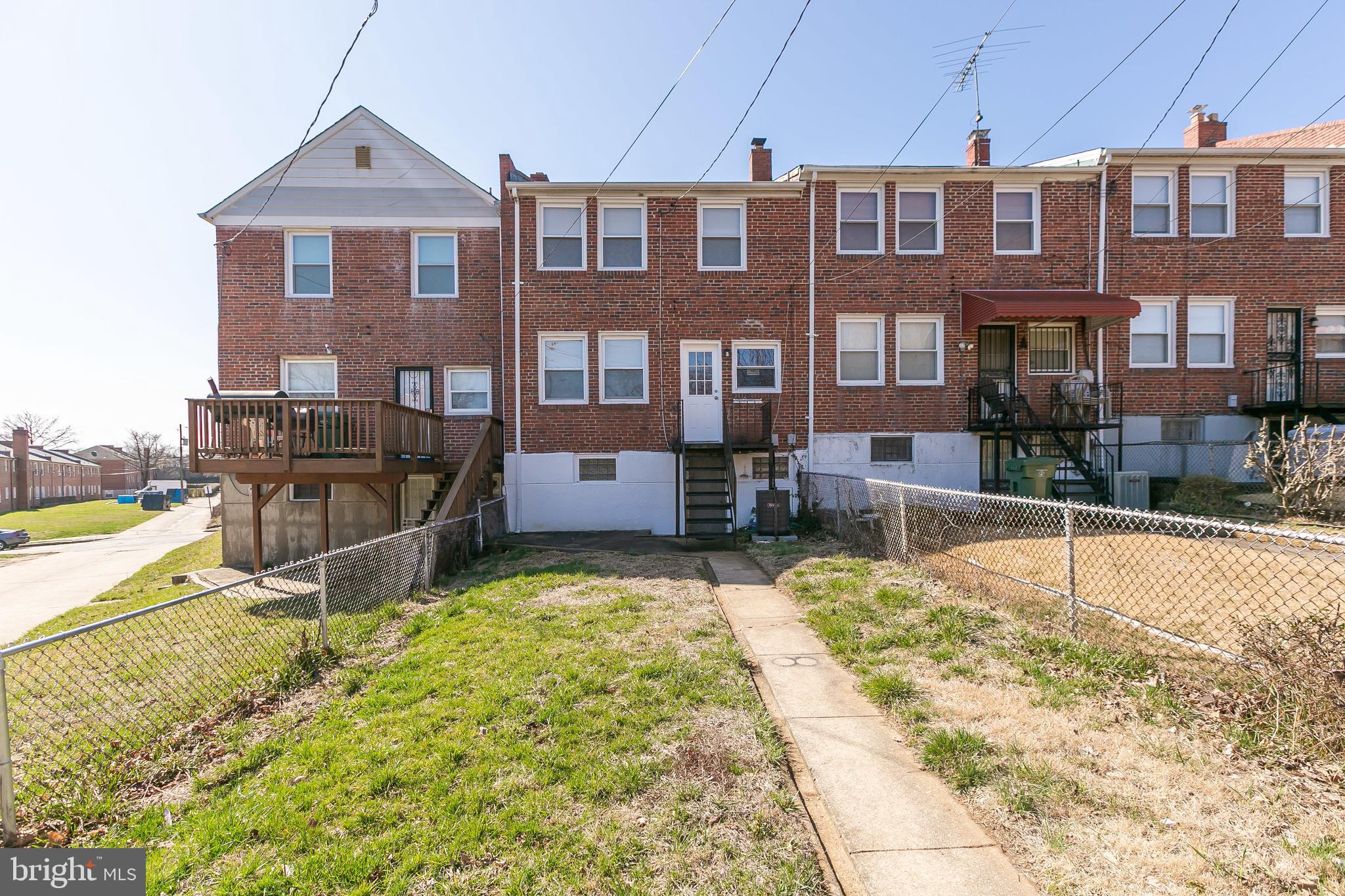 3202 Dorithan Road Baltimore, MD 21215 - Photo 34 of 36 Great Rear View!