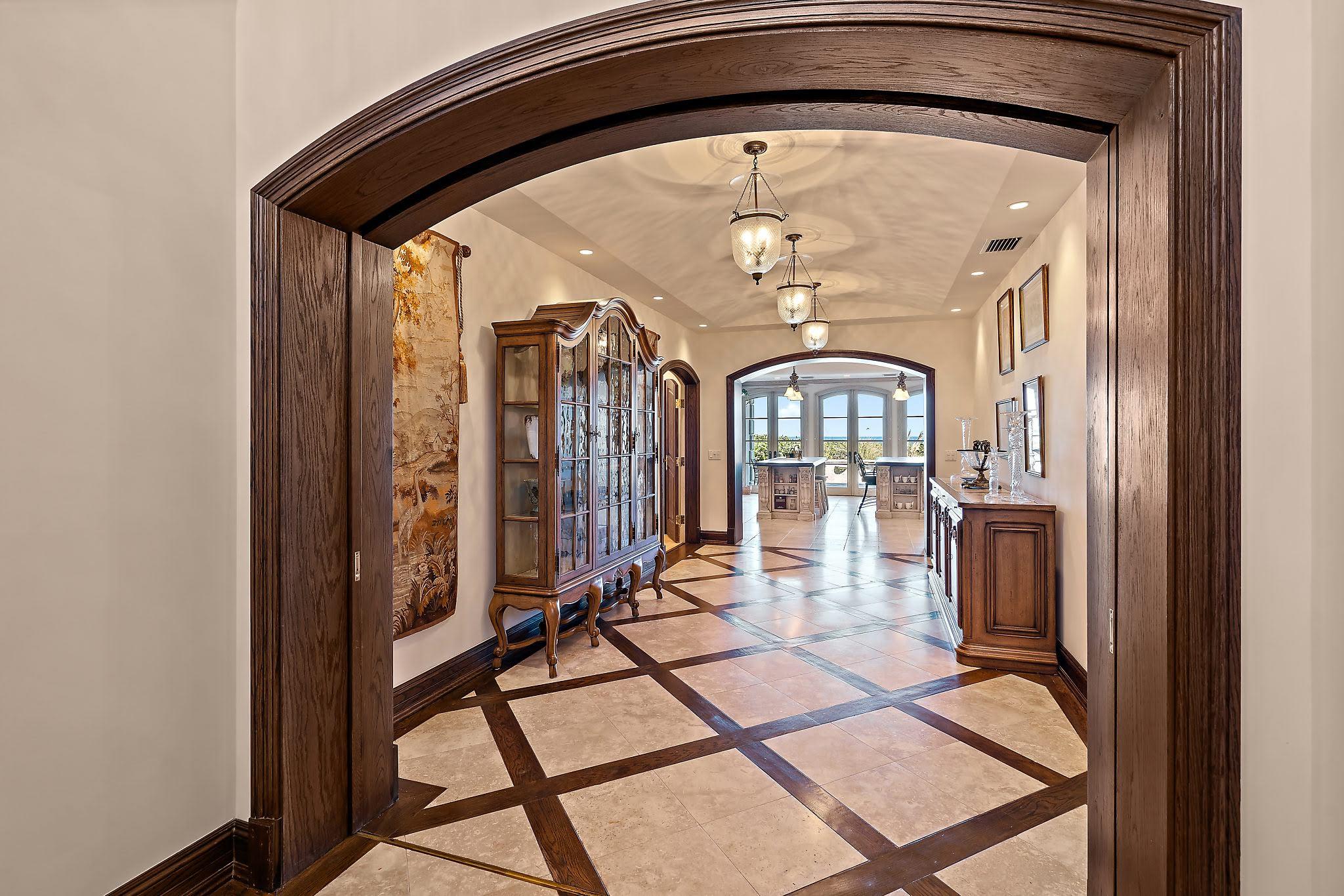 19 North Beach Road Hobe Sound, FL 33455 - Photo 11 of 75 Foyer to hall