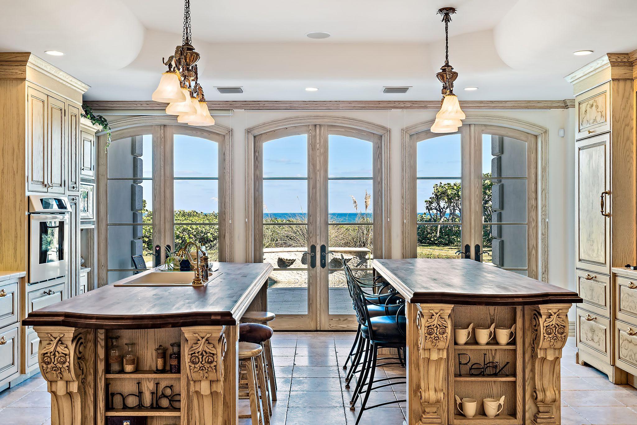 19 North Beach Road Hobe Sound, FL 33455 - Photo 14 of 75 Kitchen with a view