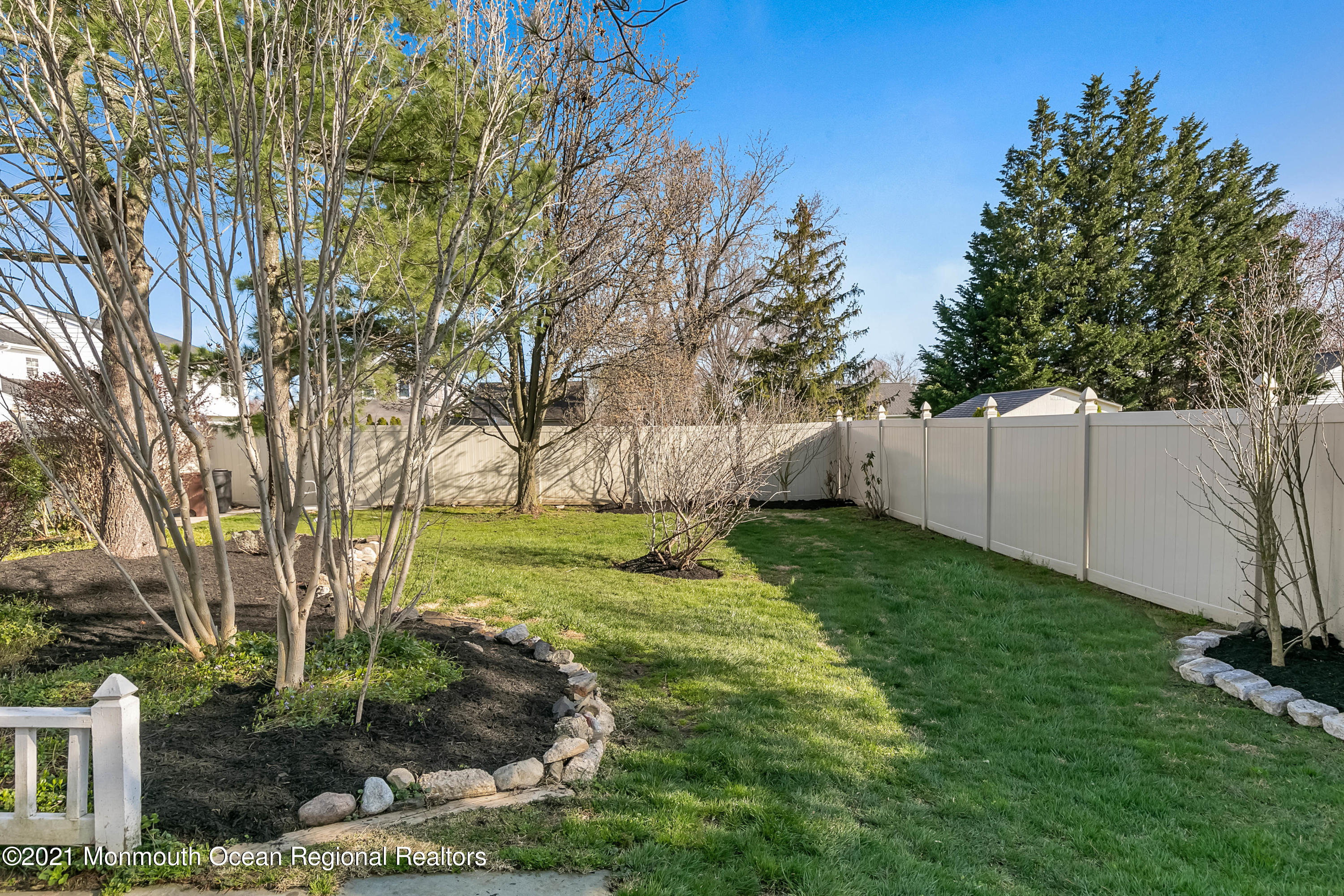130 Lippincott Road Little Silver, NJ 07739 - Photo 6 of 7 a view of backyard with large trees