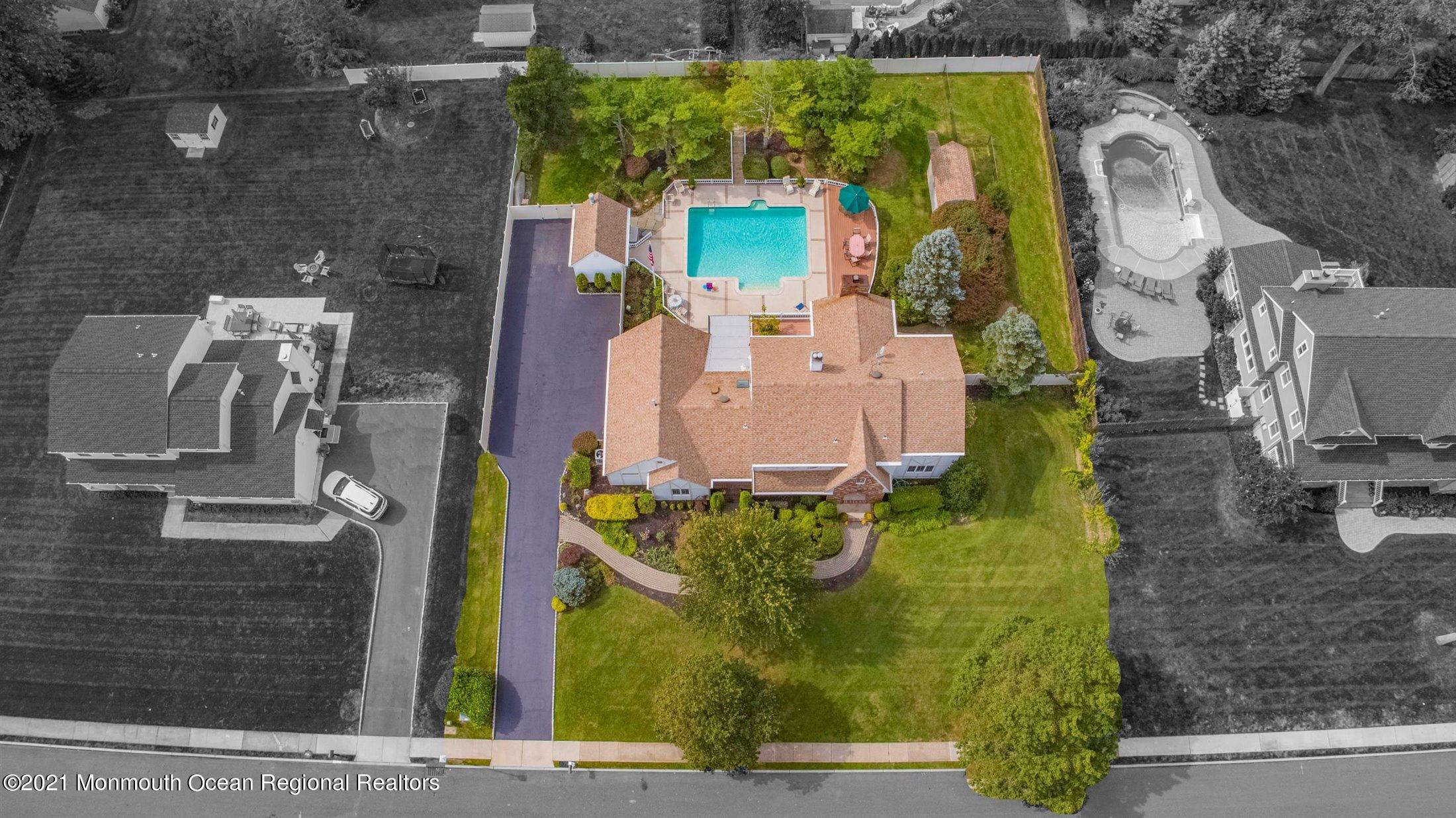 130 Lippincott Road Little Silver, NJ 07739 - Photo 7 of 7 aerial view of a house