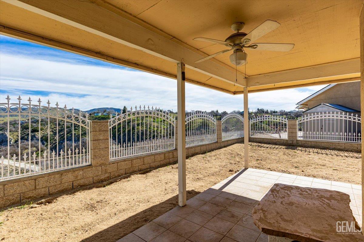 Undisclosed Address Tehachapi, CA 93561 - Photo 31 of 46 a view of a terrace with a ocean view