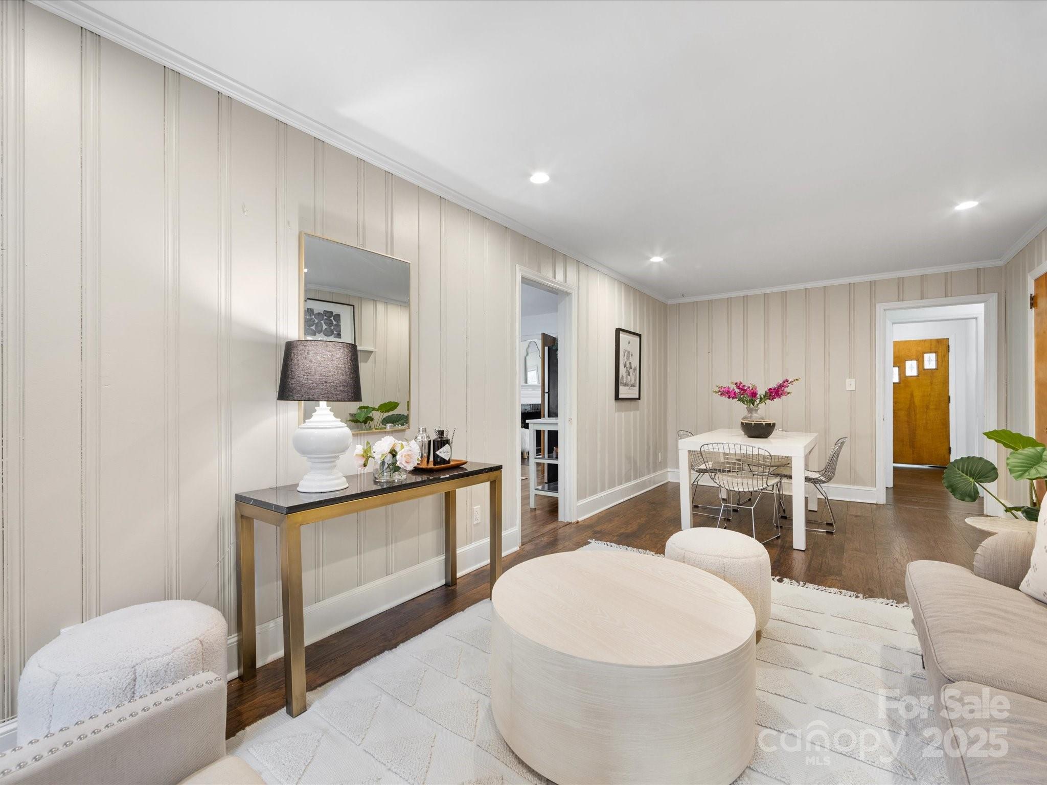2908 Enfield Road Charlotte, NC 28205 - Photo 14 of 32 a living room with furniture a window and a table