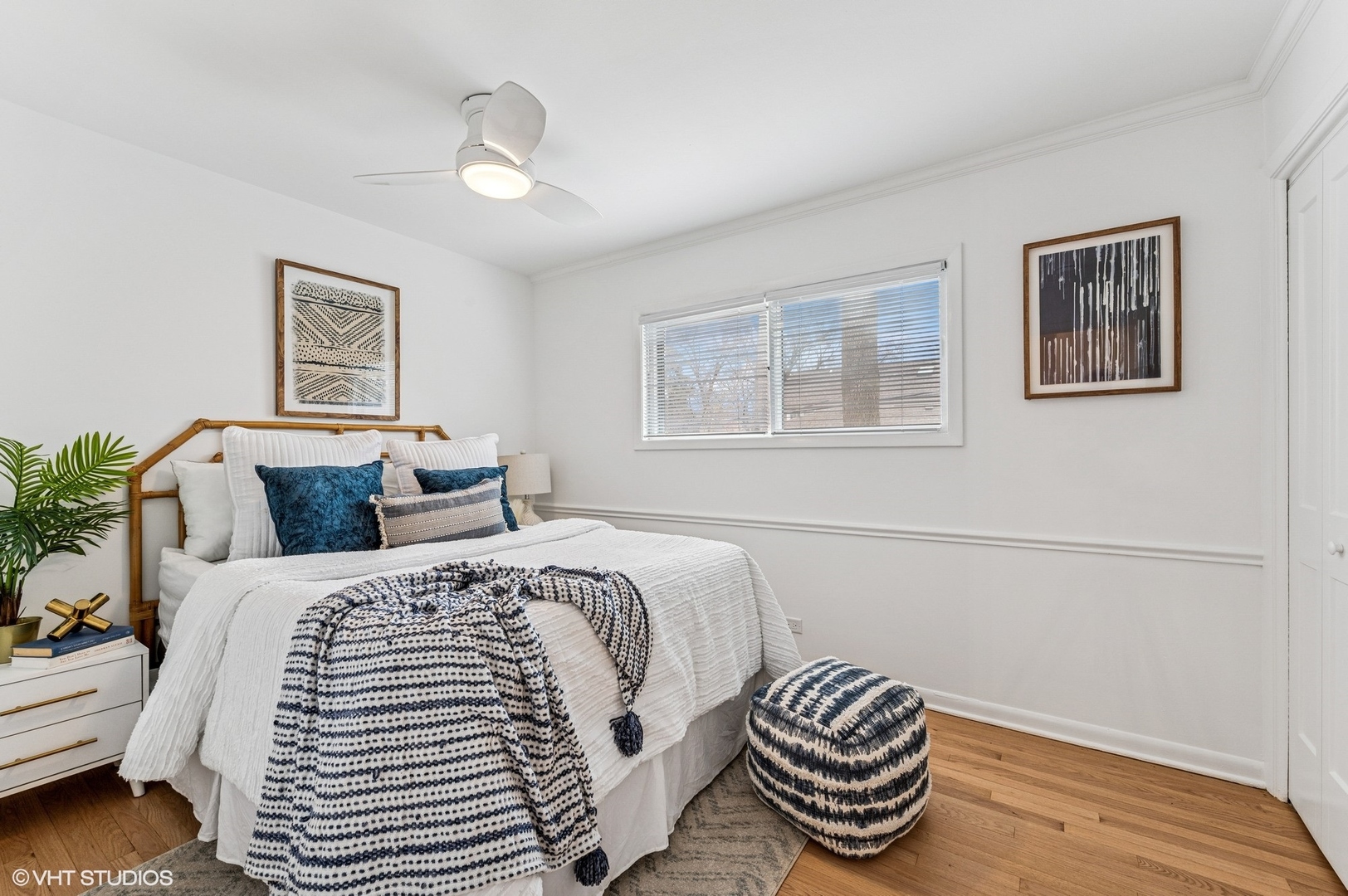 739 Echo Lane Glenview, IL 60025 - Photo 13 of 27 a bedroom with a bed and a chair