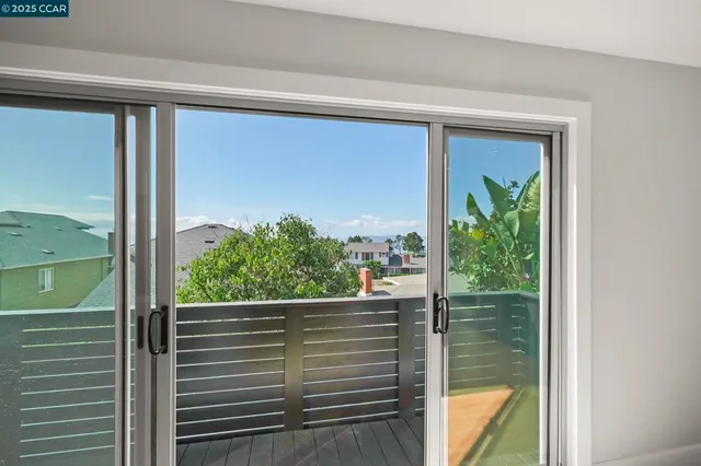 a view of a city from a terrace