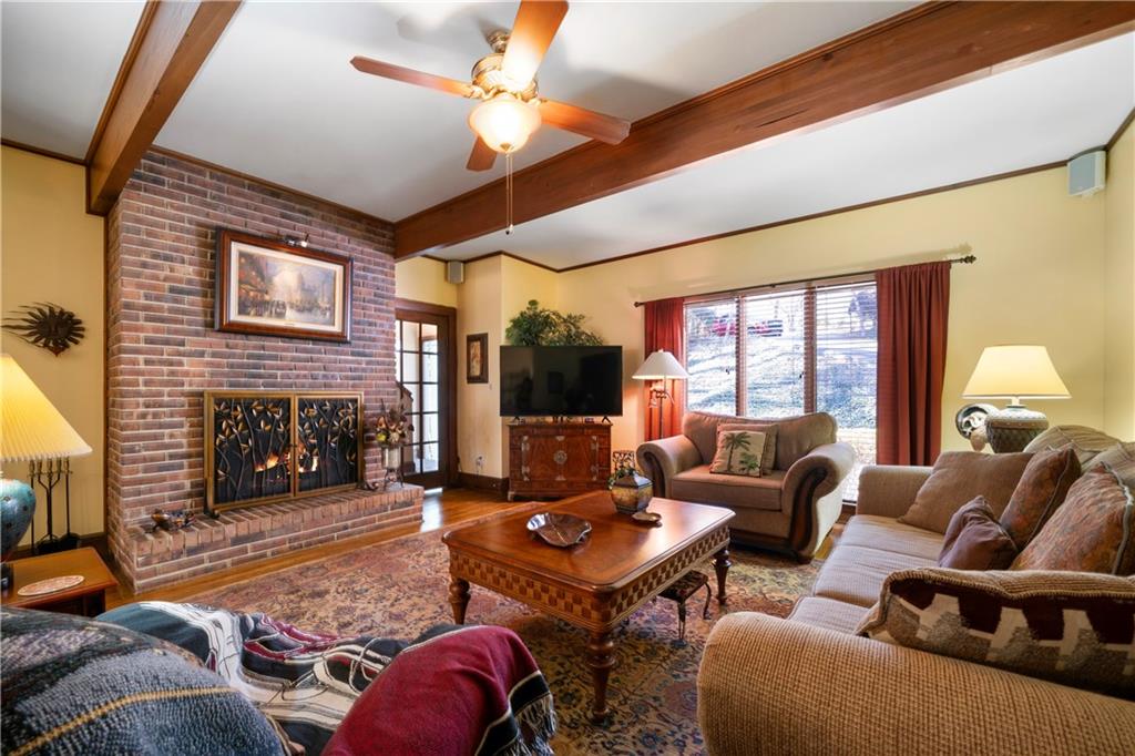 31 Coventry Drive Southeast Rome, GA 30161 - Photo 14 of 57 a living room with furniture fireplace and flat screen tv