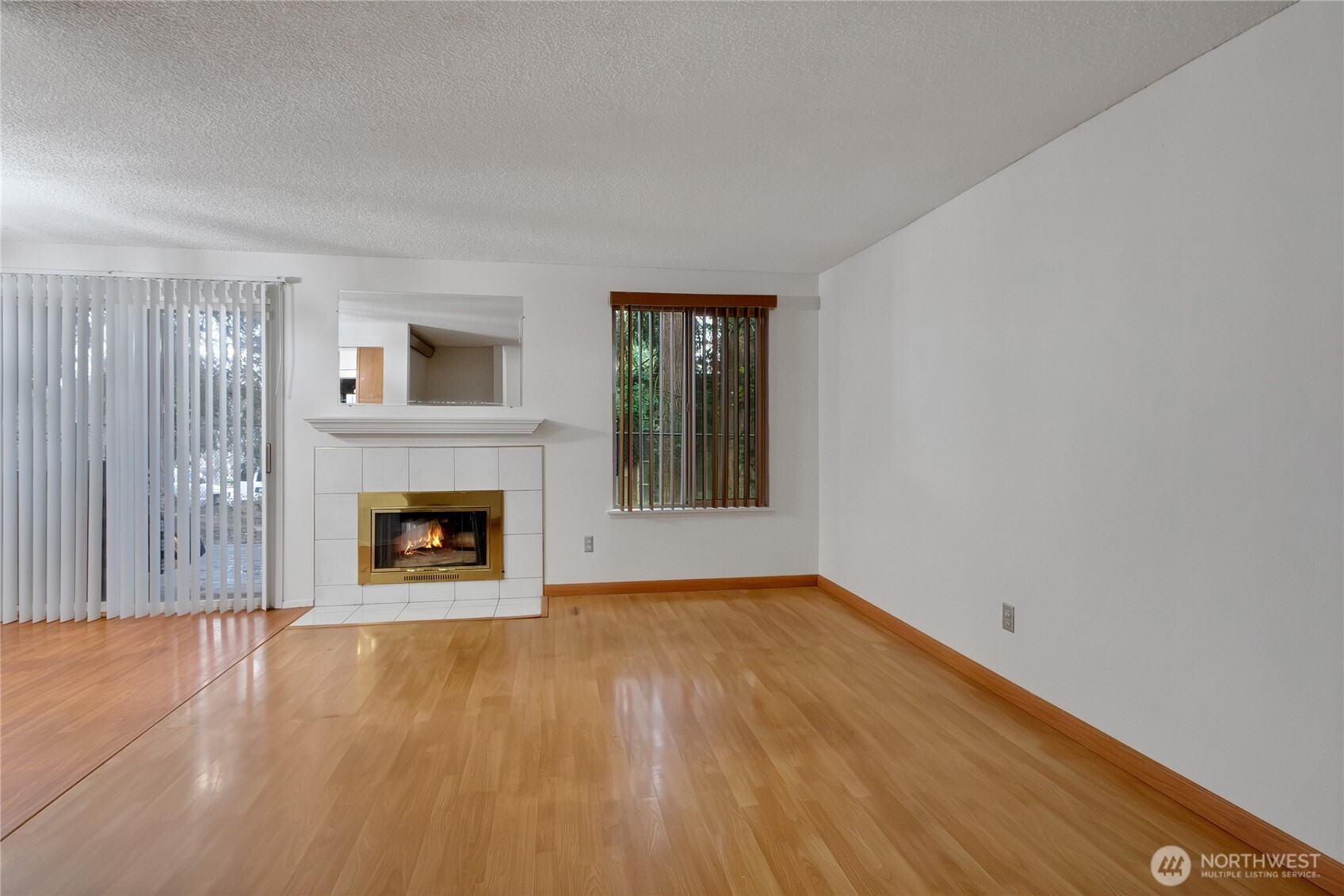 127 South 340th Street, Unit A Federal Way, WA 98003 - Photo 6 of 19 a view of an empty room with a fireplace and a window