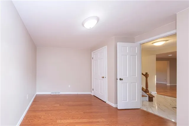 wooden floor in an empty room