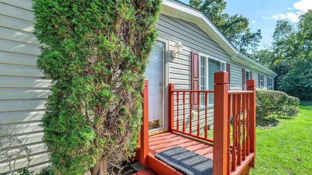 a view of outdoor space and deck