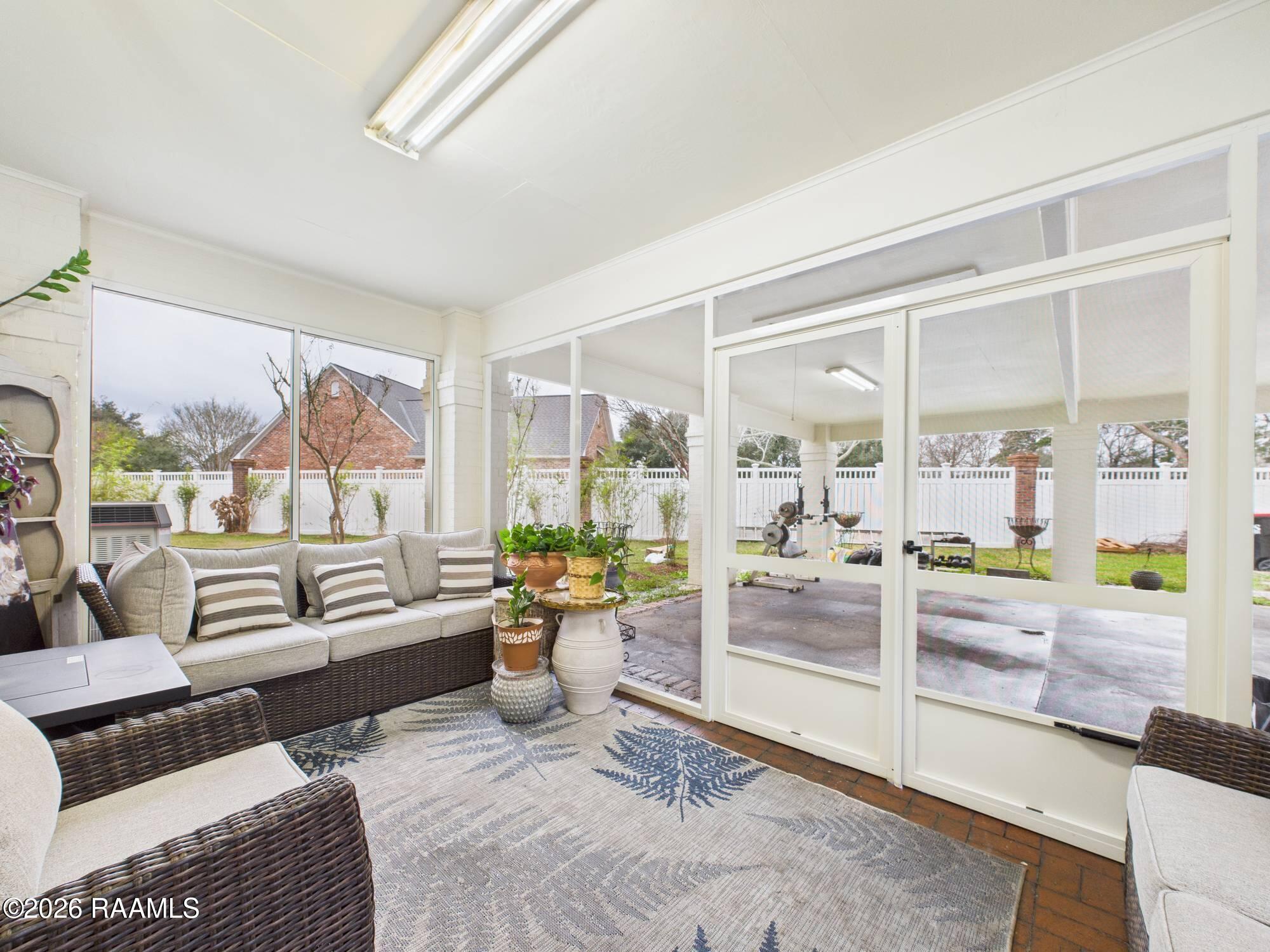 103 Riviera Court Broussard, LA 70518 - Photo 34 of 46 Screened Patio