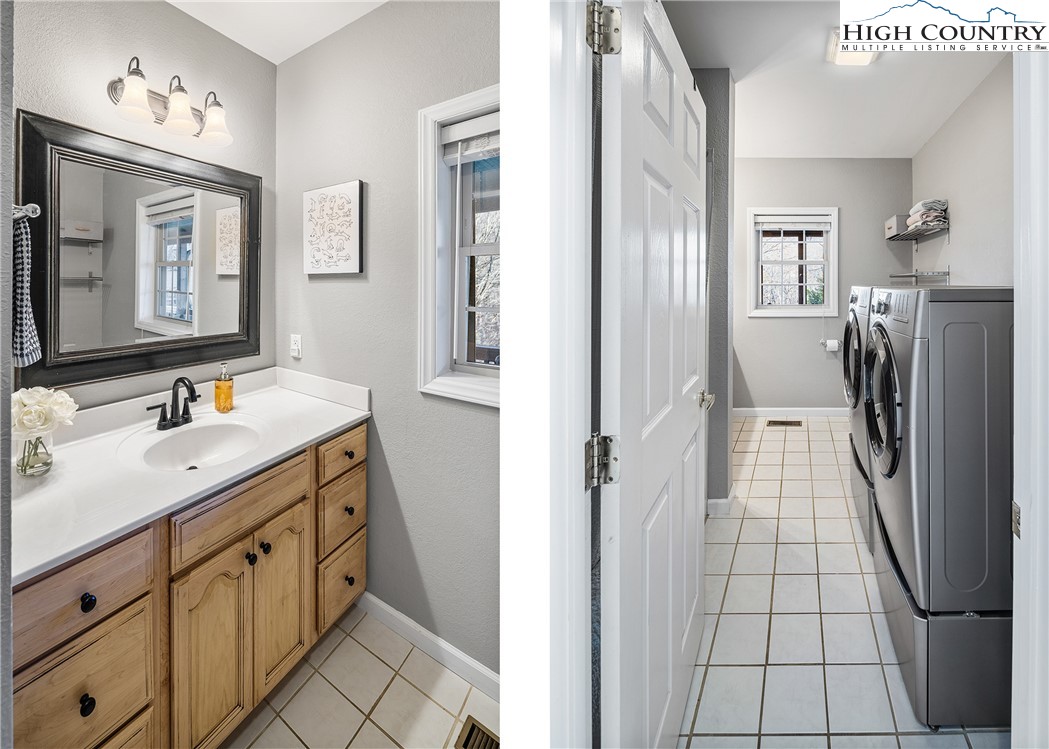 144 Grandfather Farms Road Banner Elk, NC 28604 - Photo 30 of 41 a bathroom with a sink a toilet and shower