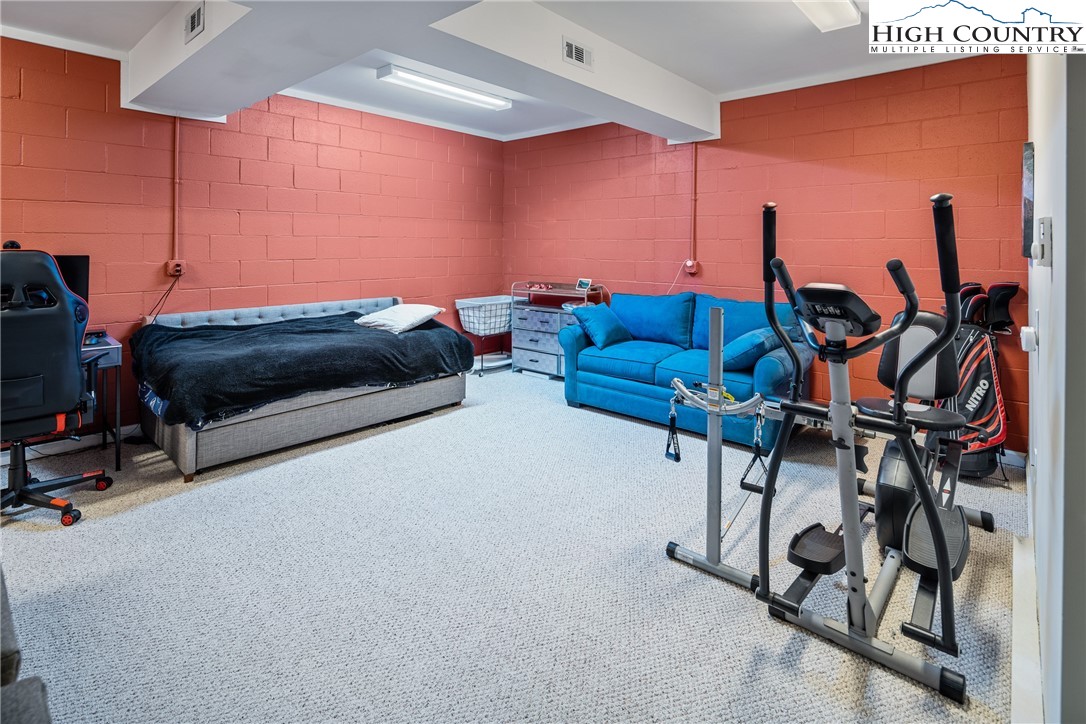 144 Grandfather Farms Road Banner Elk, NC 28604 - Photo 37 of 41 a view of a room with gym equipment