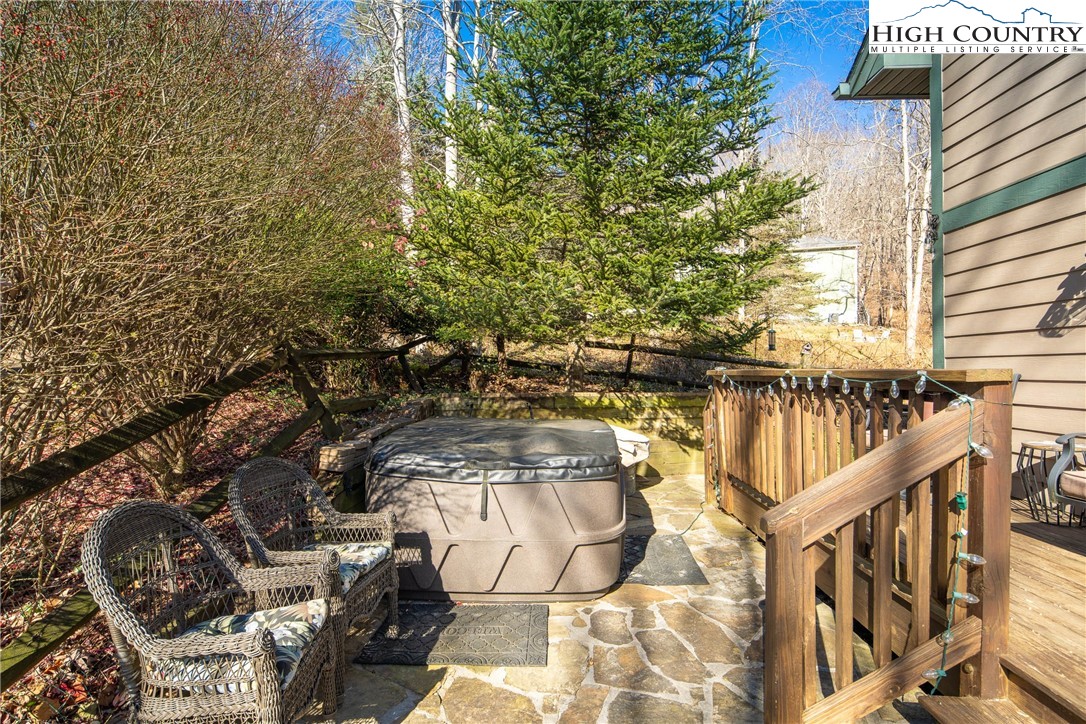 144 Grandfather Farms Road Banner Elk, NC 28604 - Photo 10 of 41 a view of balcony with wooden floor