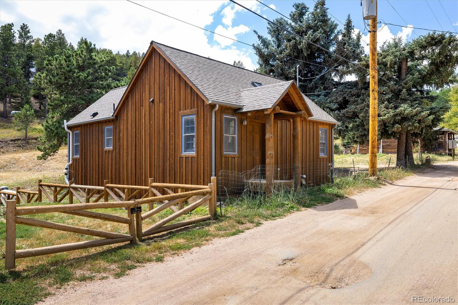 855 Main Street Boulder, CO 80302 - Photo 16 of 41 a view of house with wooden fence next to a road