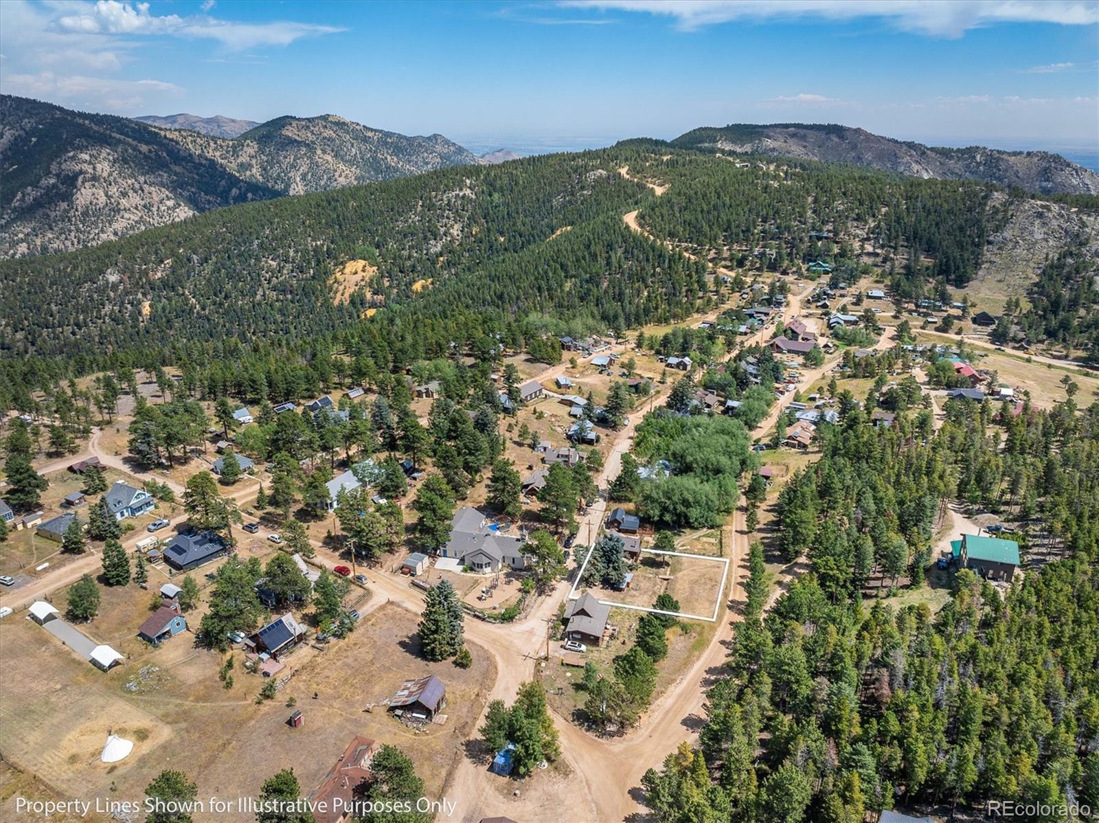 855 Main Street Boulder, CO 80302 - Photo 40 of 41 an aerial view of residential houses with outdoor space and trees