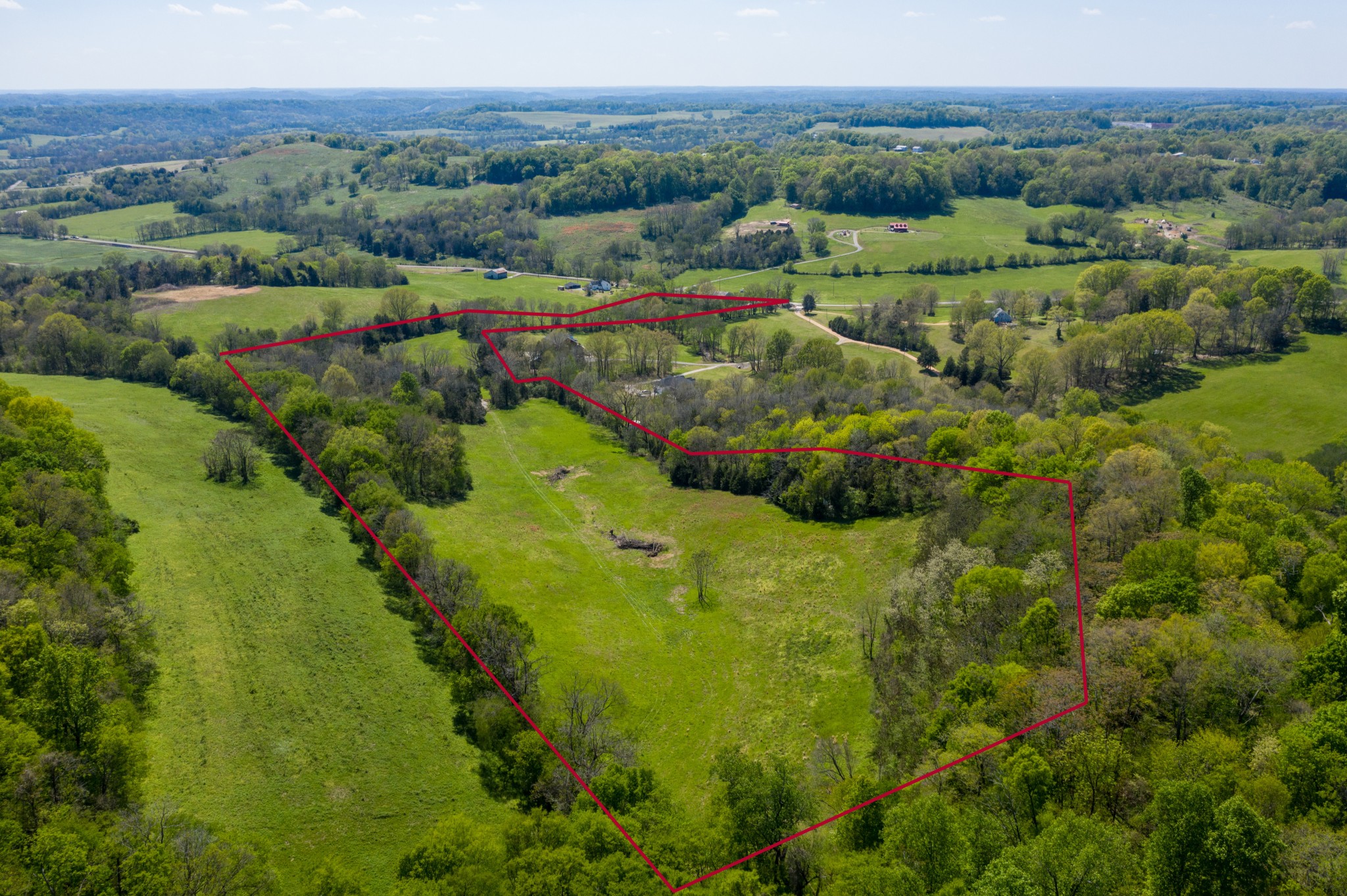 1 Gaskill Branch Road Santa Fe, TN 38482 - Photo 3 of 26 an aerial view of residential houses with outdoor space and trees