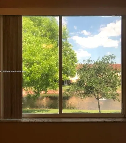 a view of sky from window