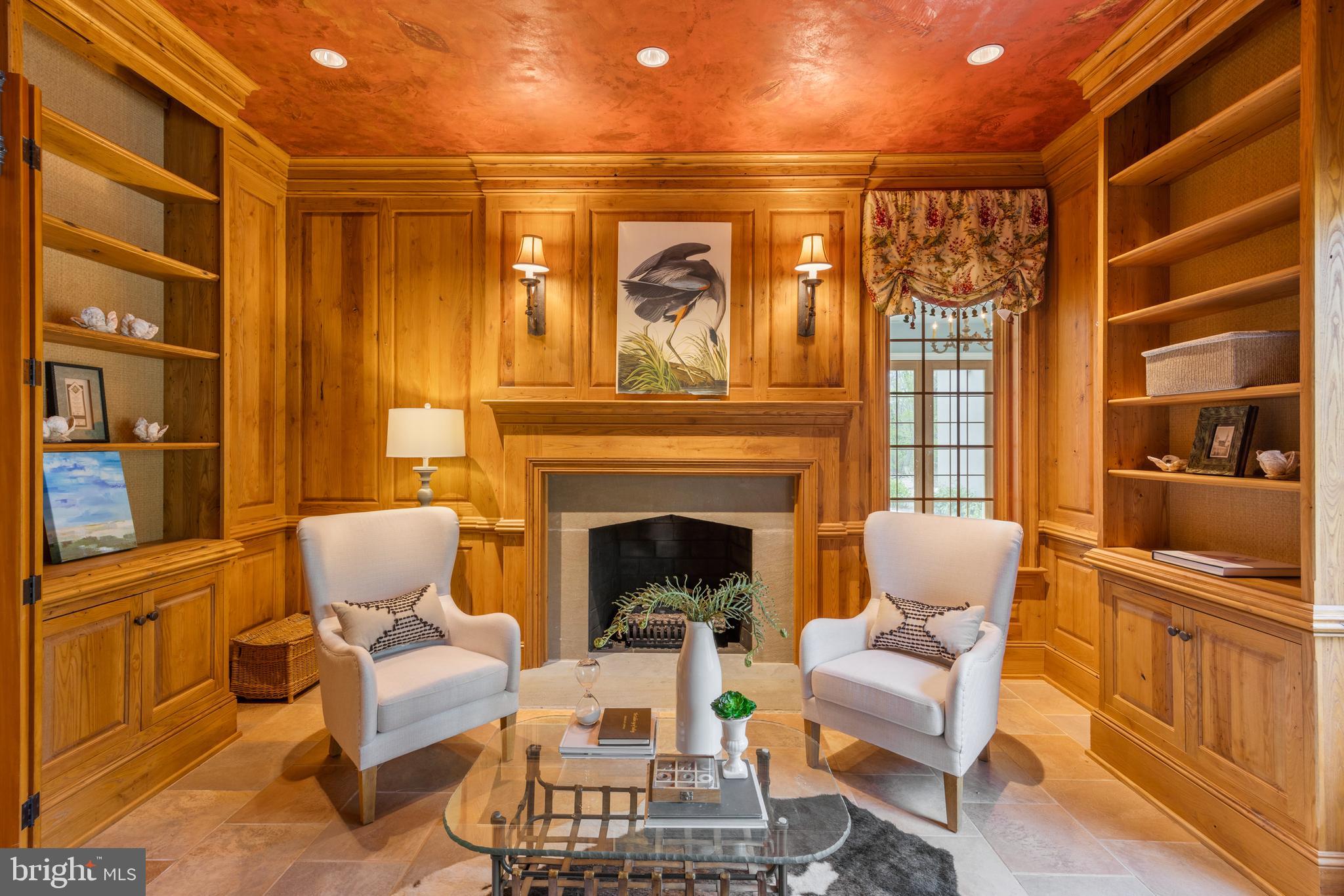 1151 Cumberstone Road Harwood, MD 20776 - Photo 15 of 37 Library with fireplace