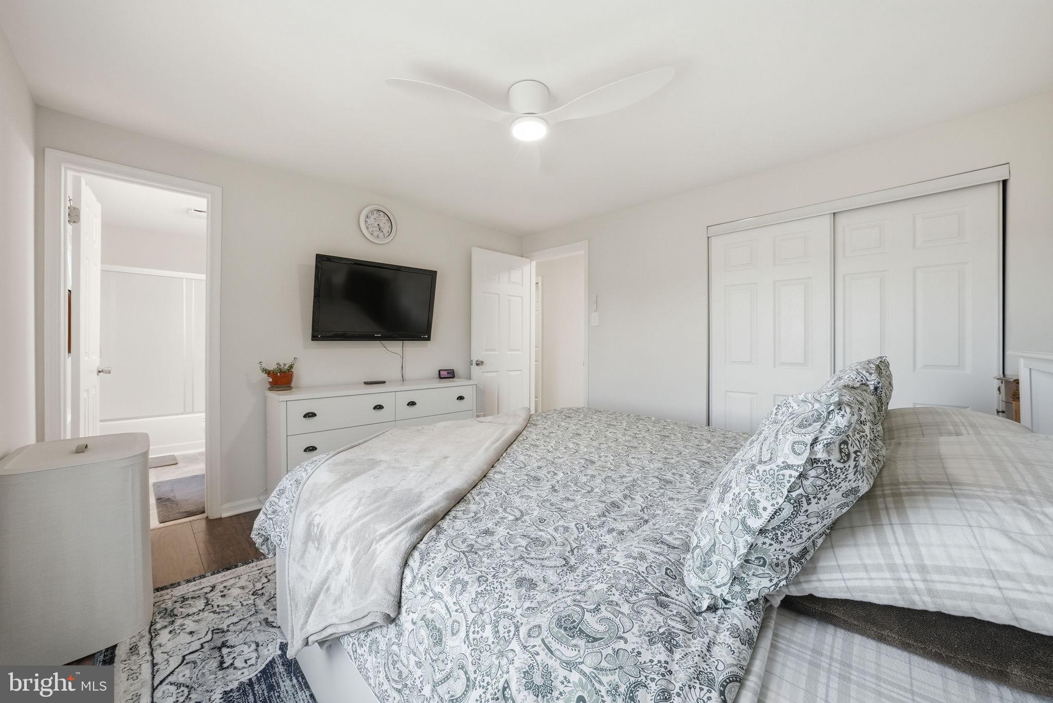 9236 Labelle Lane Gaithersburg, MD 20879 - Photo 20 of 33 Serene bedroom with modern touches.