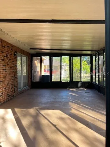 a view of front door with outdoor space