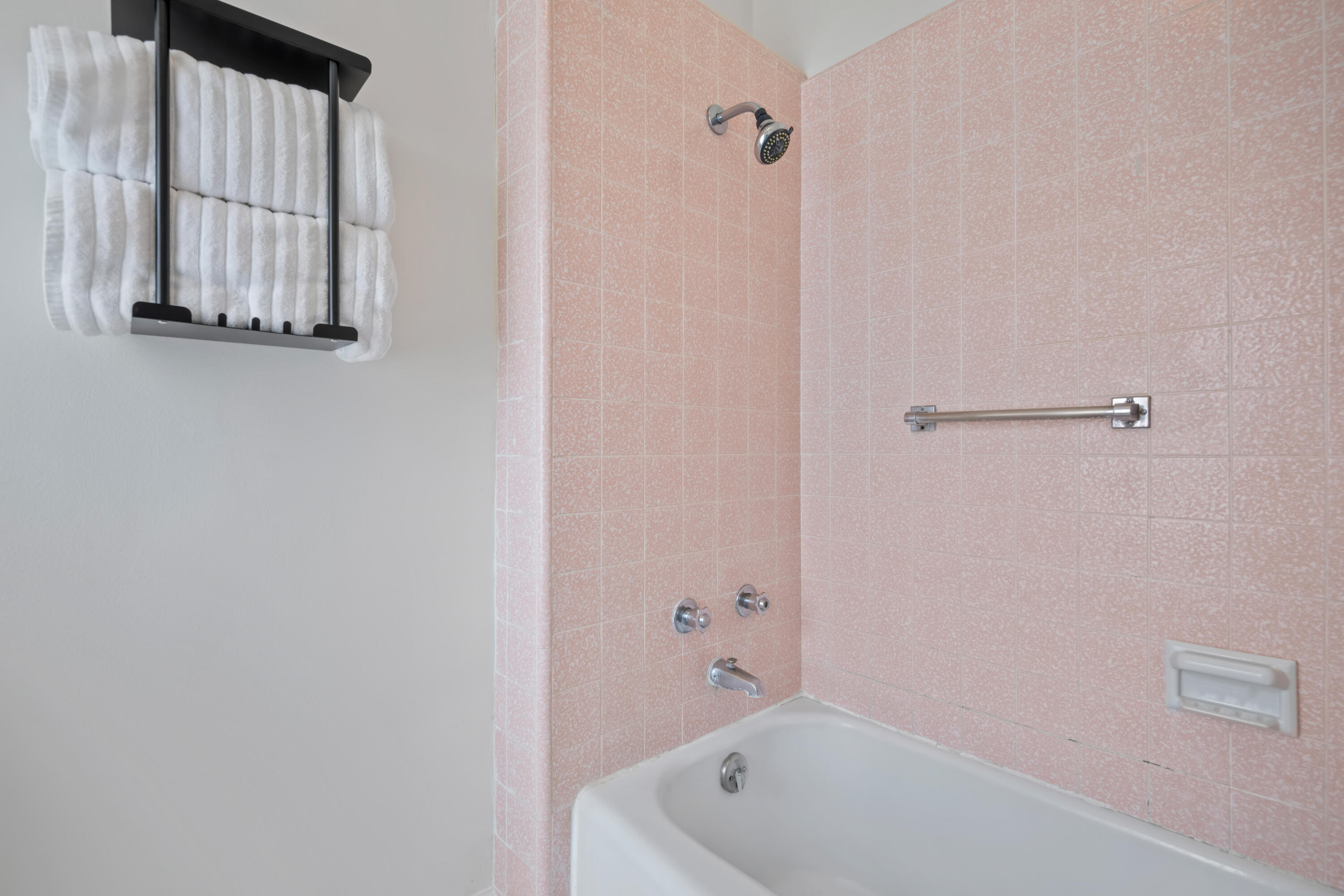 1833 Santa Barbara Street Santa Barbara, CA 93101 - Photo 22 of 34 a bathroom with a tub and shower