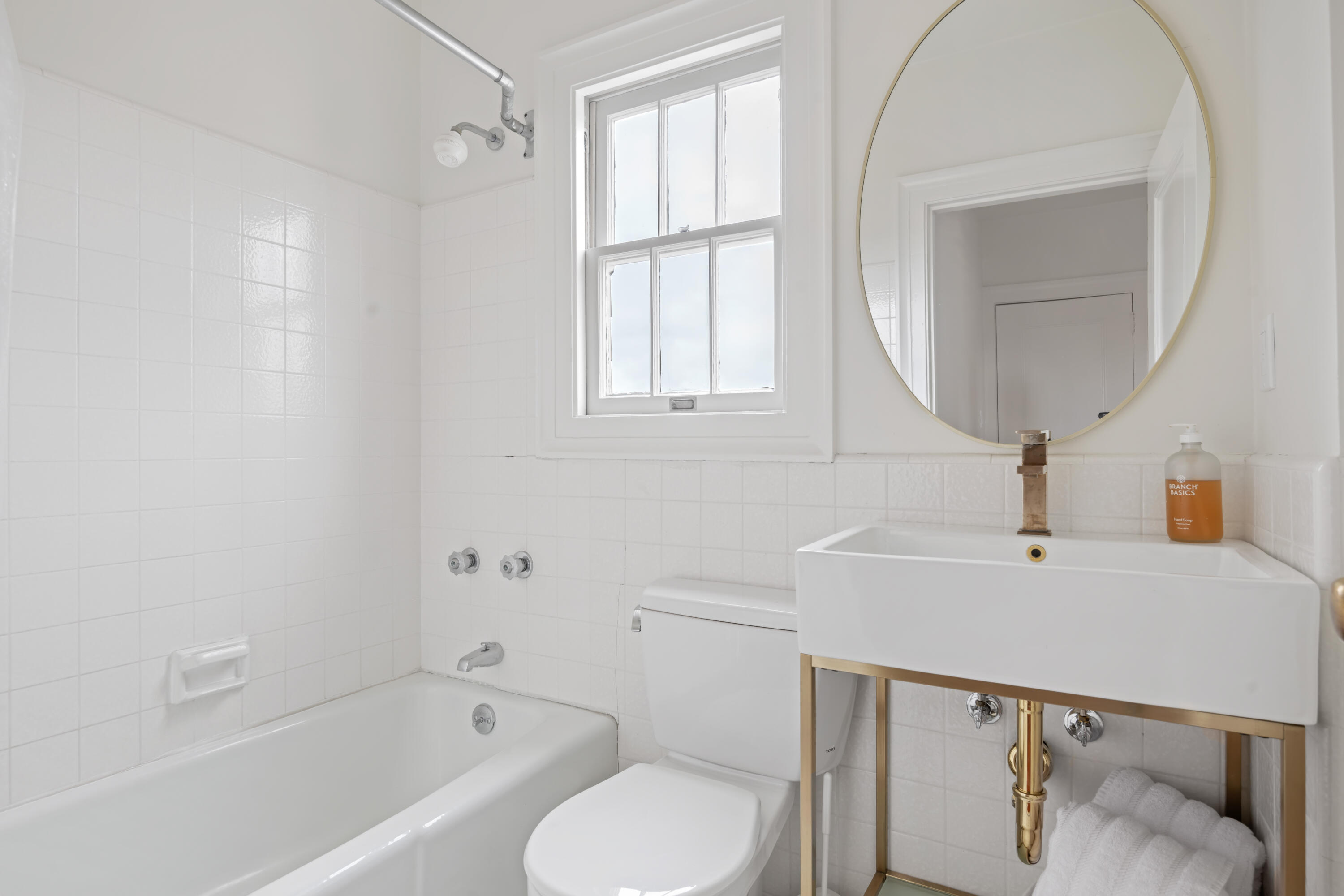 1833 Santa Barbara Street Santa Barbara, CA 93101 - Photo 24 of 34 a bathroom with a sink toilet and shower