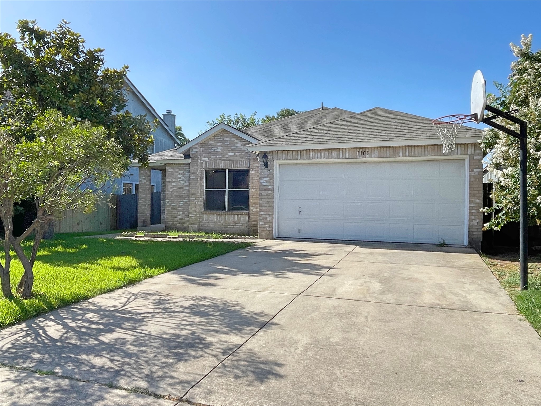 1103 Pike Path Round Rock, TX 78665 - Photo 2 of 36 Imagine returning daily to this inviting facade—a stunning front view that effortlessly blends charm with modern living, where comfort meets style in perfect harmony.