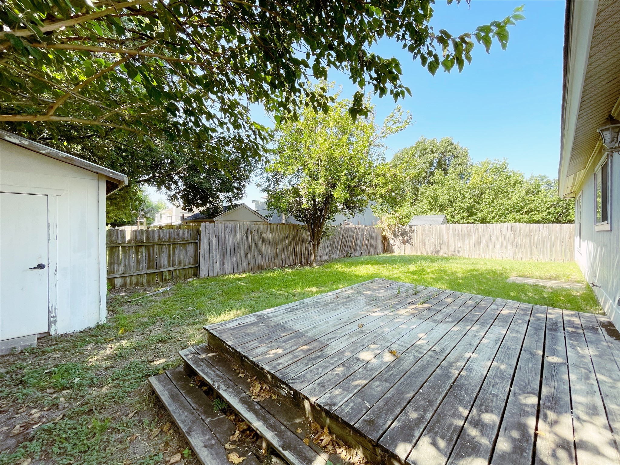 1103 Pike Path Round Rock, TX 78665 - Photo 31 of 36 Step into the serene oasis of the fenced backyard, a private retreat designed for relaxation and enjoyment.