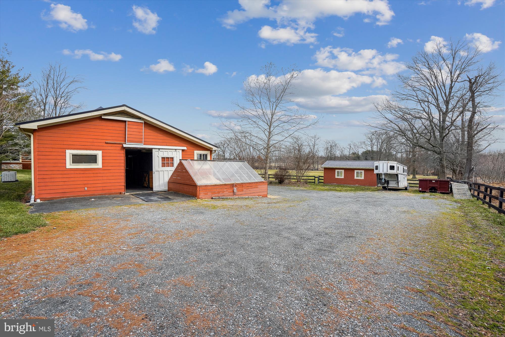 19744 Ridgeside Road Bluemont, VA 20135 - Photo 25 of 82 Back of barn; lots of room for trailer parking