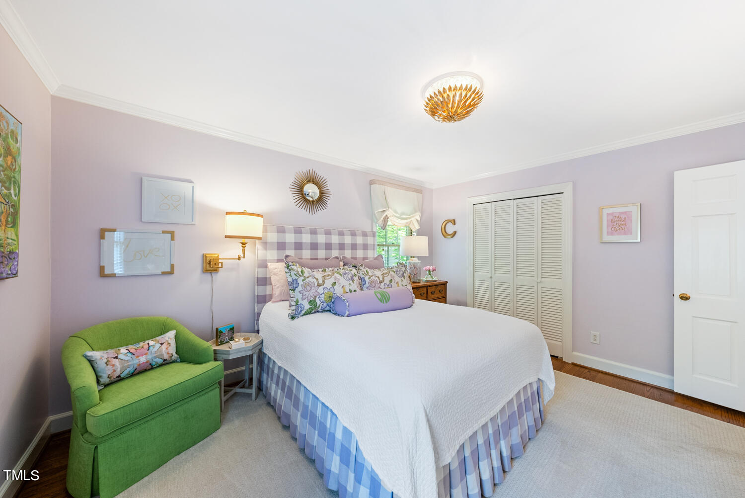 2421 Tyson Street Raleigh, NC 27612 - Photo 29 of 61 a bedroom with a bed and a window
