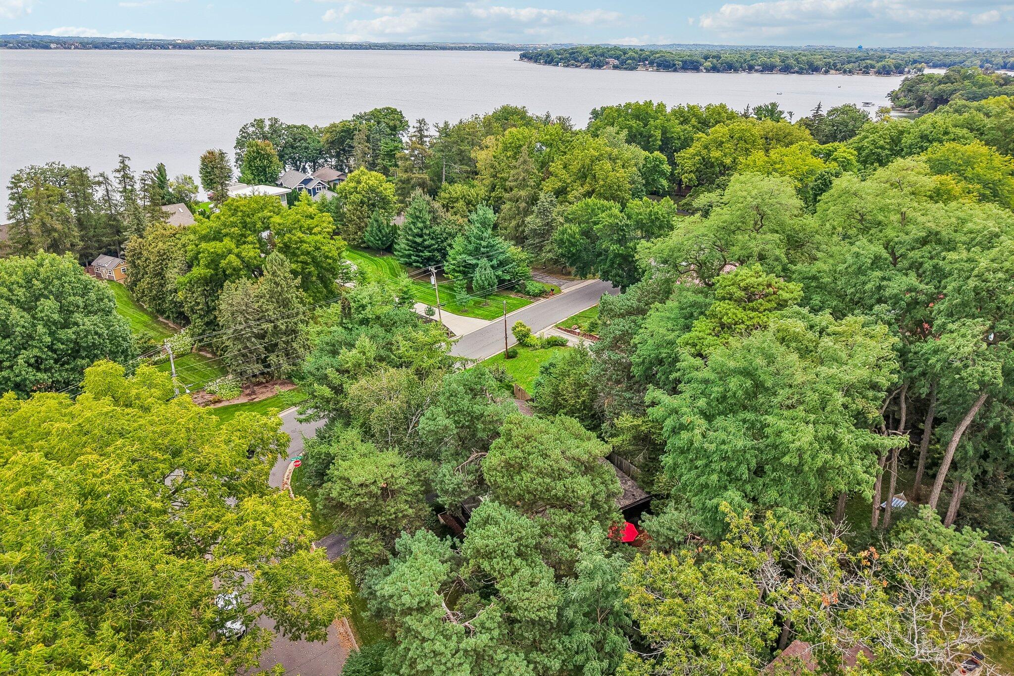 2917 Waunona Way Madison, WI 53713 - Photo 46 of 56 Aerial View with Lake