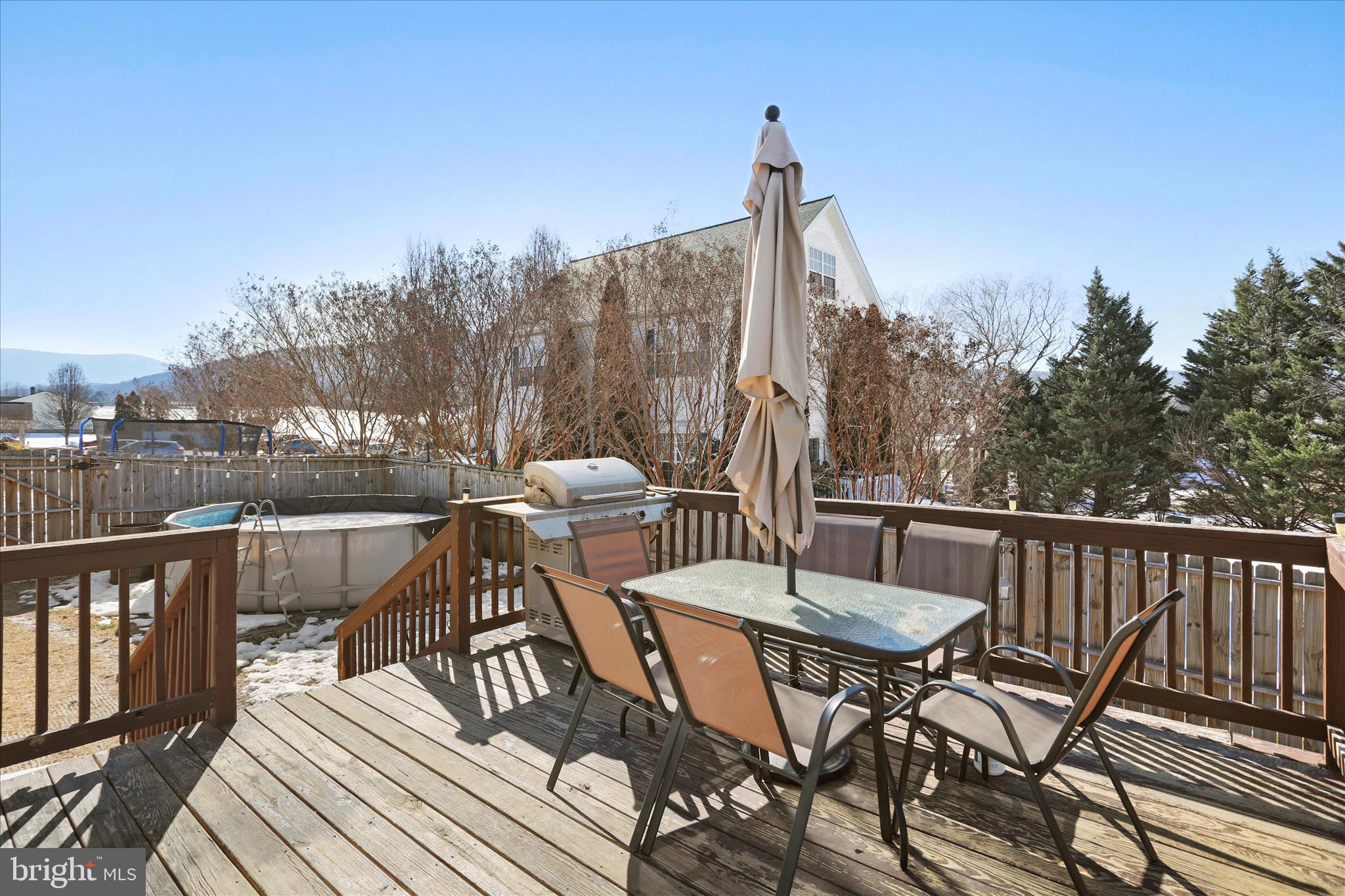 300 Park Road Stanley, VA 22851 - Photo 28 of 32 Deck leads to an above-ground pool